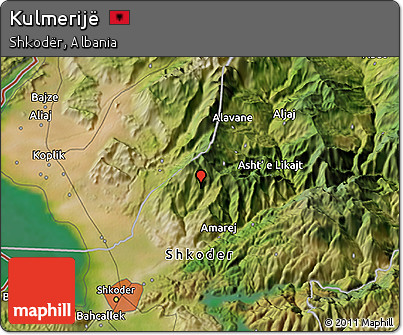 Satellite 3D Map of Kulmerijë