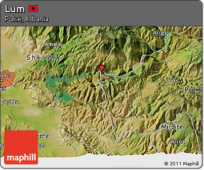 Satellite 3D Map of Lum