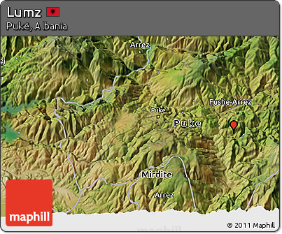 Satellite 3D Map of Lumz