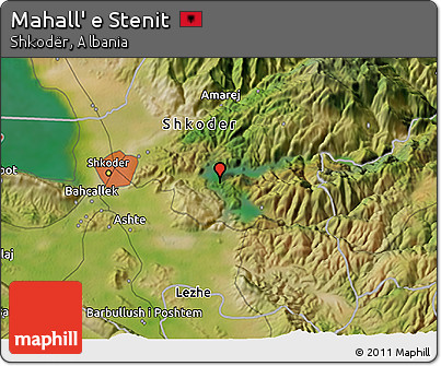 Satellite 3D Map of Mahall' E Stenit