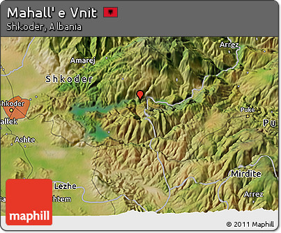 Satellite 3D Map of Mahall' E Vnit
