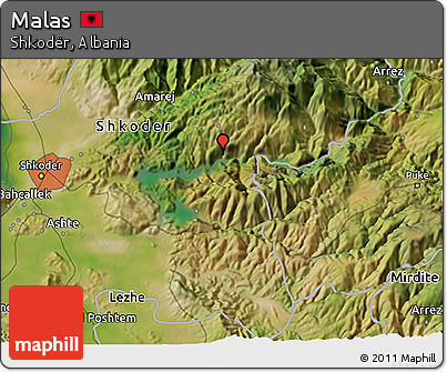 Satellite 3D Map of Malas