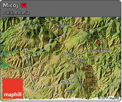 Satellite 3D Map of Micoj