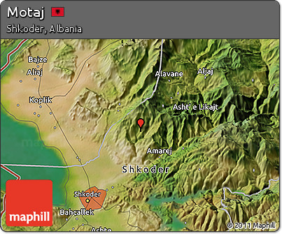 Satellite 3D Map of Motaj