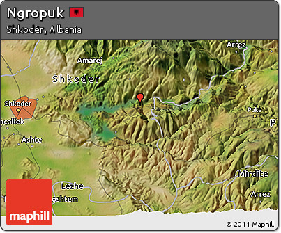Satellite 3D Map of Ngropuk