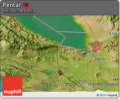 Satellite 3D Map of Pentar