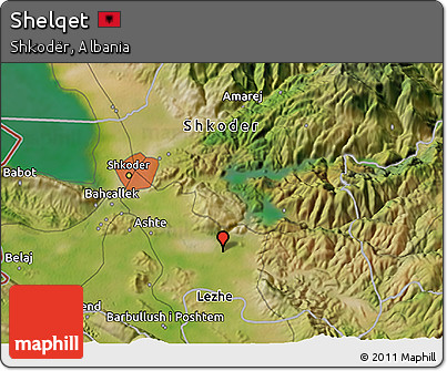Satellite 3D Map of Shelqet