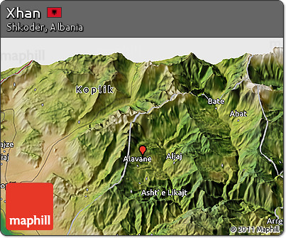 Satellite 3D Map of Xhan