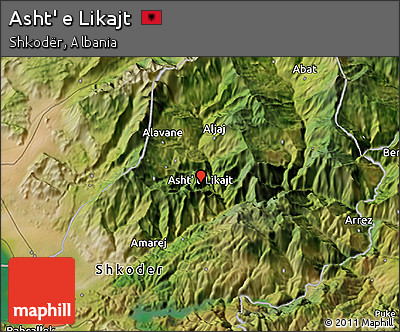 Satellite 3D Map of Asht' E Likajt
