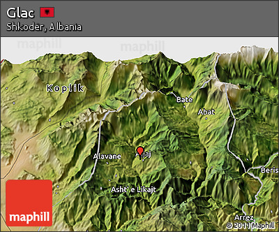 Satellite 3D Map of Glac