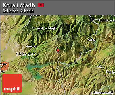 Satellite 3D Map of Krua I Madh