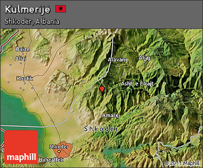 Satellite 3D Map of Kulmerijë