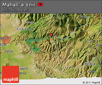 Satellite 3D Map of Mahall' E Vnit