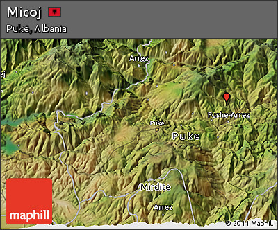 Satellite 3D Map of Micoj