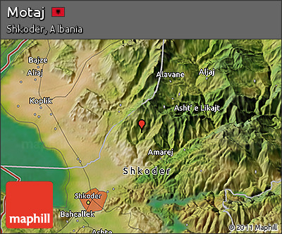 Satellite 3D Map of Motaj