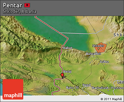 Satellite 3D Map of Pentar