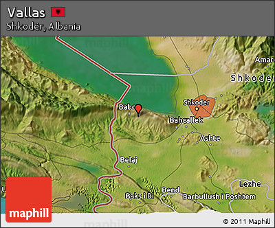 Satellite 3D Map of Vallas