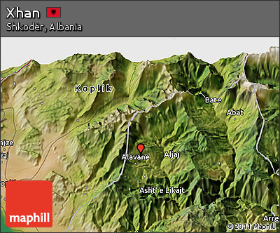 Satellite 3D Map of Xhan