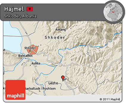 Shaded Relief 3D Map of Hajmel