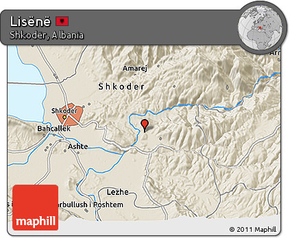 Shaded Relief 3D Map of Lisënë