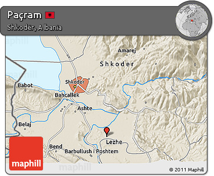 Shaded Relief 3D Map of Paçram