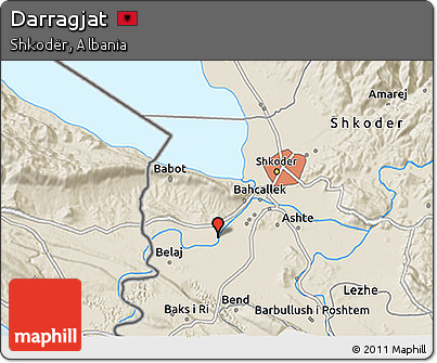 Shaded Relief 3D Map of Darragjat