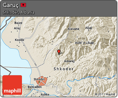 Shaded Relief 3D Map of Garuç