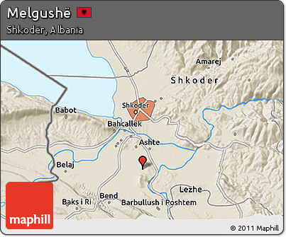 Shaded Relief 3D Map of Melgushë