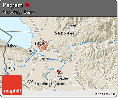 Shaded Relief 3D Map of Paçram