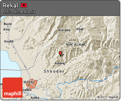 Shaded Relief 3D Map of Rekal