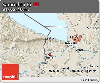 Shaded Relief 3D Map of Samrisht I Ri