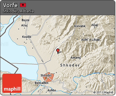 Shaded Relief 3D Map of Vorfë