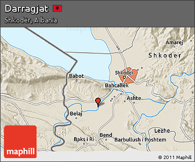 Shaded Relief 3D Map of Darragjat
