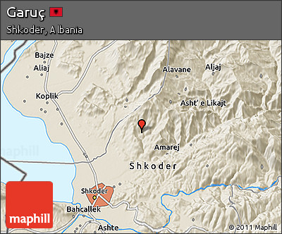 Shaded Relief 3D Map of Garuç
