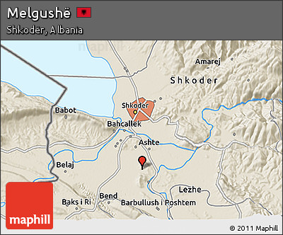 Shaded Relief 3D Map of Melgushë