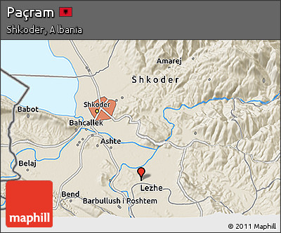 Shaded Relief 3D Map of Paçram
