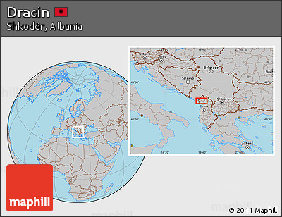 Gray Location Map of Dracin