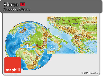 Physical Location Map of Bleran
