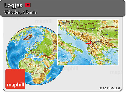 Physical Location Map of Logjas