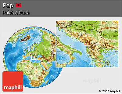 Physical Location Map of Pap