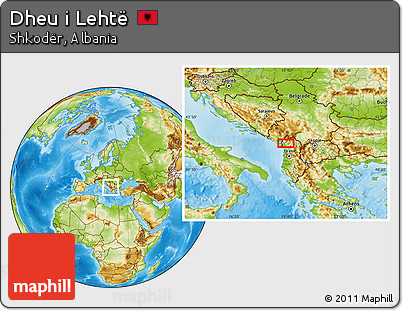 Physical Location Map of Dheu I Lehtë