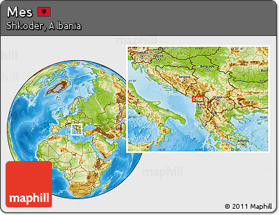 Physical Location Map of Mes