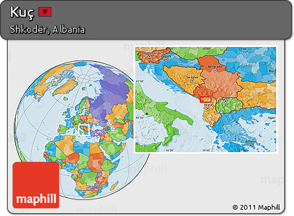 Political Location Map of Kuç
