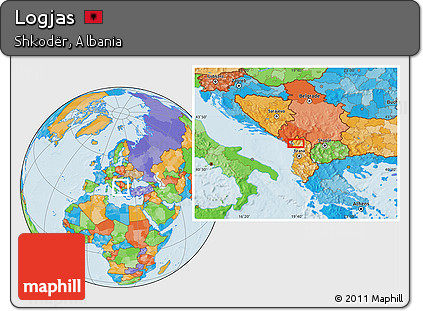 Political Location Map of Logjas
