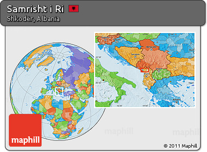 Political Location Map of Samrisht I Ri