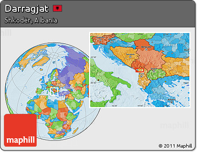 Political Location Map of Darragjat