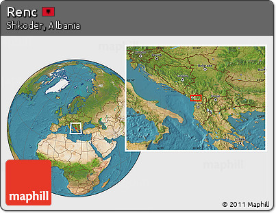 Satellite Location Map of Renc