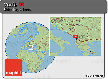Savanna Style Location Map of Vorfë