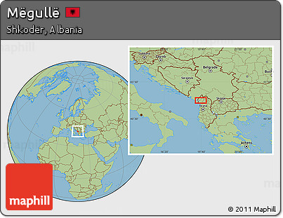 Savanna Style Location Map of Mëgullë