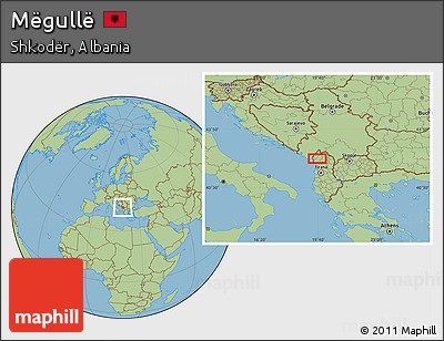Savanna Style Location Map of Mëgullë